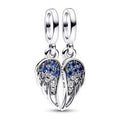 Angel wings sterling silver splittable d 792821C01