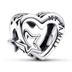 Heart sterling silver charm 792829C00