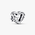 Heart sterling silver charm 792829C00 (High Resolution)