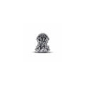 Project House The Iron Throne sterling silver charm with royal green crystal 792965C01 (High Resolution)