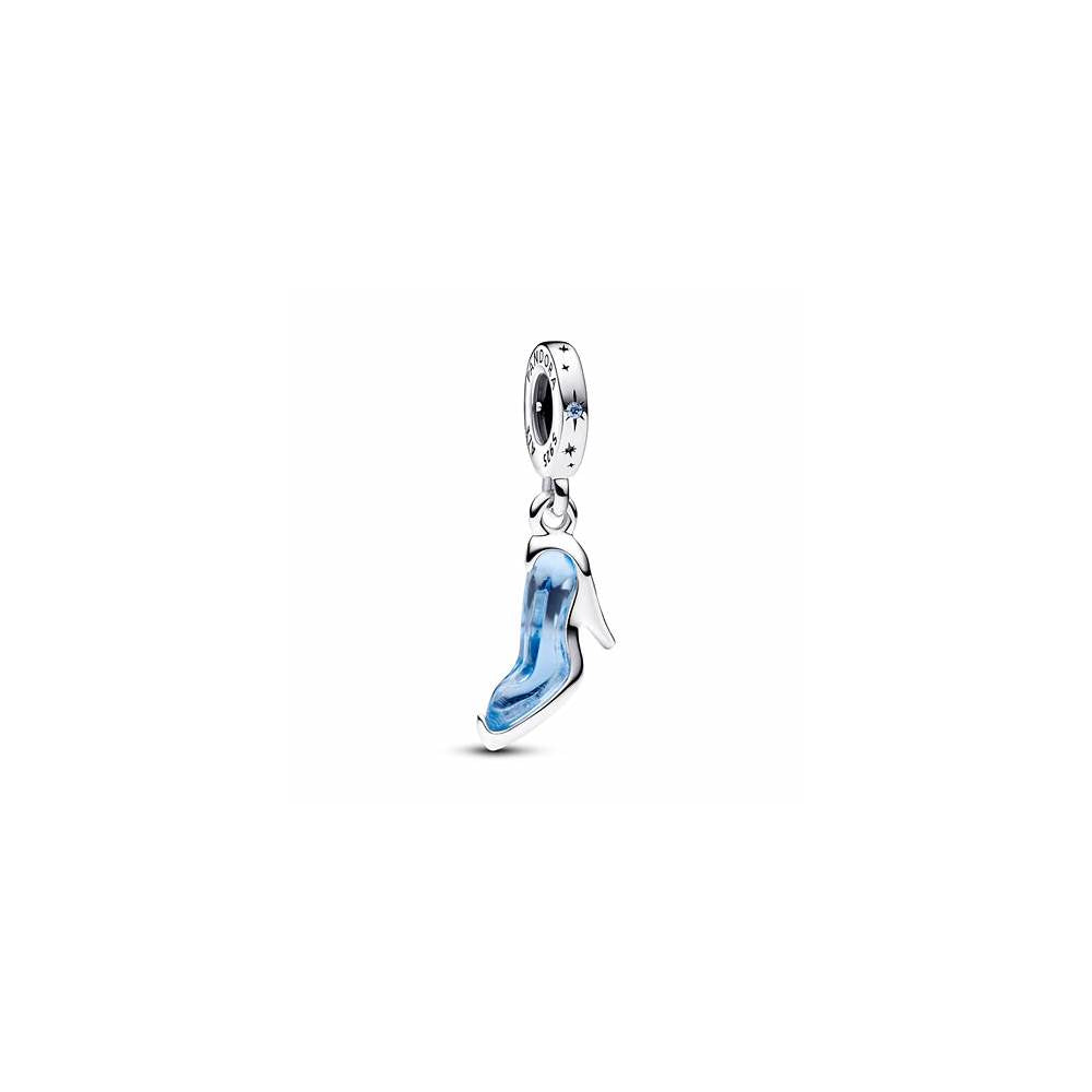 Disney Cinderella shoe sterling silver dangle with 793071C01 (High Resolution)