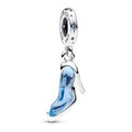 Disney Cinderella shoe sterling silver dangle with 793071C01