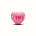 Heart sterling silver charm with color c 793087C01