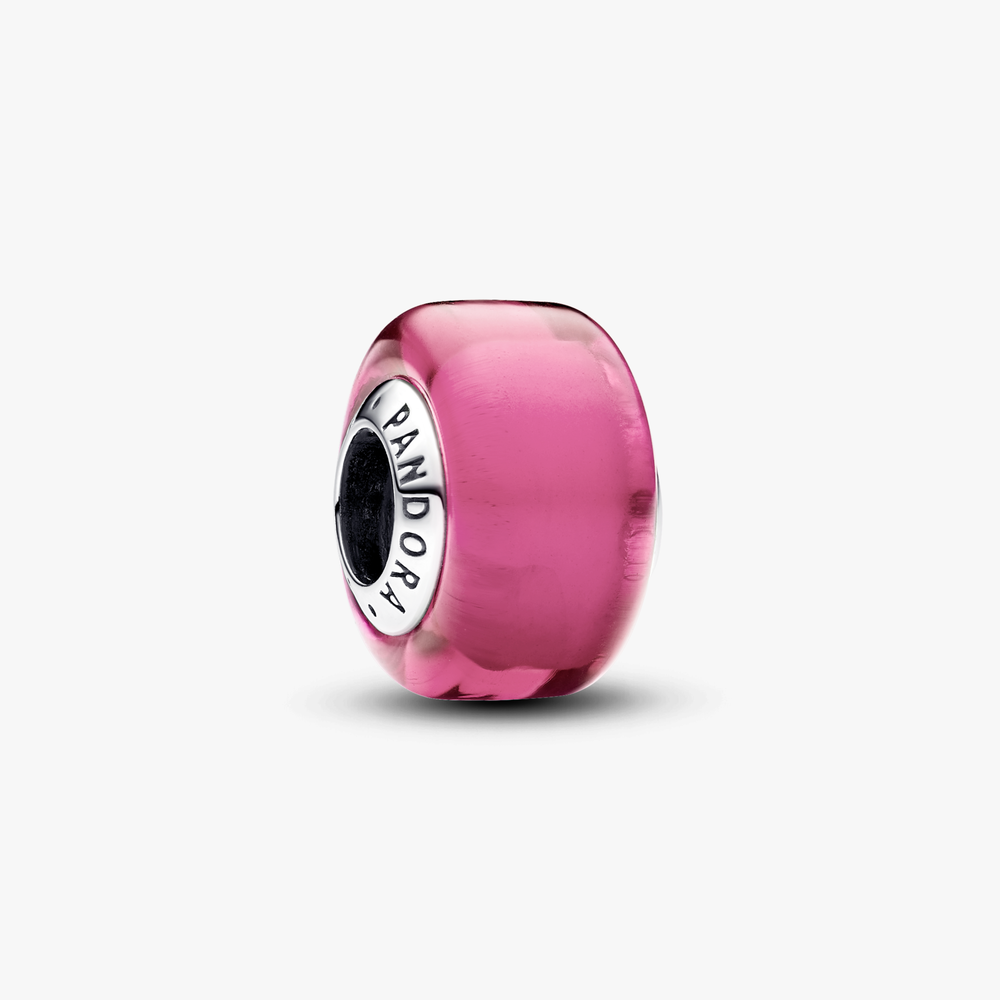 Pink Mini Murano Glass Charm (High Resolution)