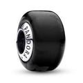 Sterling silver charm with black Murano 793117C00