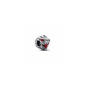 Game of Thrones Dragon head sterling silver charm with salsa red crystal 793141C01 (High Resolution)
