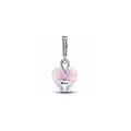 Mom heart sterling silver dangle with pink lab-cre 793202C01 (High Resolution)