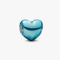 Heart sterling silver charm with transpa 793337C06 (High Resolution)