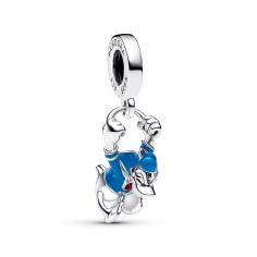 Disney Donald Duck sterling silver dangle with holographic red and blue enamel 793358C01