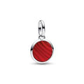 Engravable round sterling silver mini me 793389C01