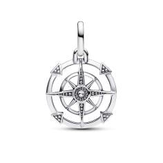 Compass sterling silver medallion with c 793456C01