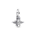Angel sterling silver dangle with clear cubic zirconia 793598C01