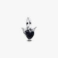 Winged heart sterling silver mini dangle 793626C01 (High Resolution)