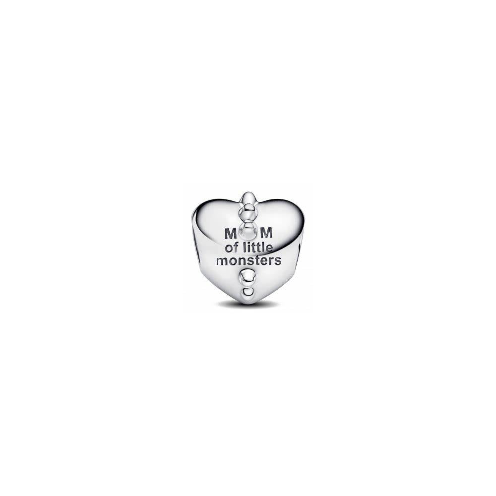 Mum of monsters heart sterling silver ch 793768C01 (High Resolution)