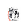 Shrimp sterling silver charm with clear cubic zirconia and pink enamel 793896C01 (High Resolution)