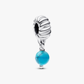 Sterling silver dangle with imitation turquoise 793901C01 (High Resolution)