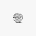Textured skull sterling silver mini char 794040C00 (High Resolution)
