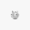 Textured horseshoe sterling silver mini 794056C00 (High Resolution)