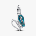 Openable coffin sterling silver dangle with clear  794058C01 (High Resolution)