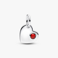 Engravable heart sterling silver dangle 794295C01 (High Resolution)