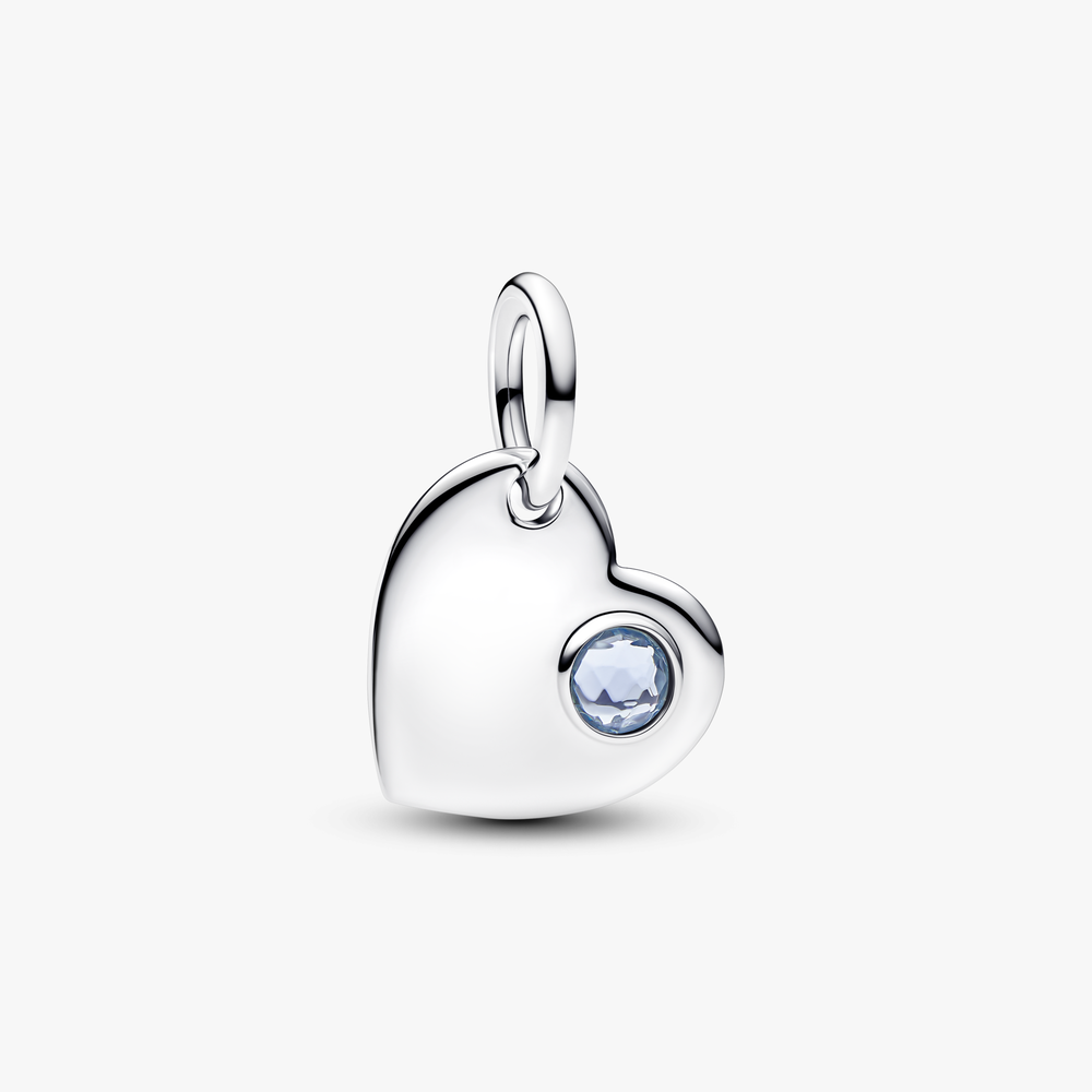 Engravable heart sterling silver dangle 794295C03 (High Resolution)