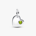 Engravable heart sterling silver dangle with sprin 794295C08 (High Resolution)