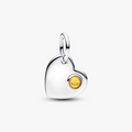 Engravable heart sterling silver dangle 794295C11 (High Resolution)