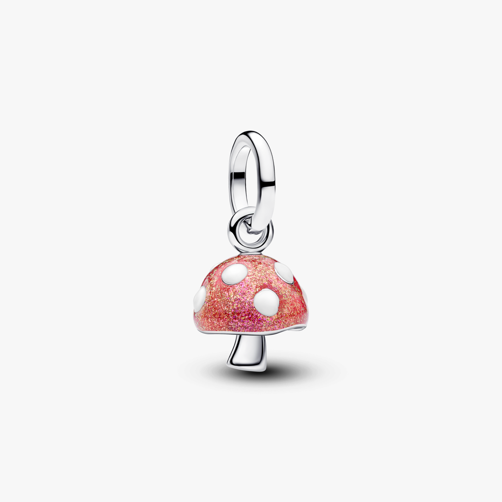 Glow-in-the-dark Mushroom Dangle Charm (High Resolution)
