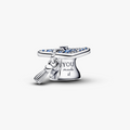 Graduation cap sterling silver charm with stellar  794461C01 (High Resolution)