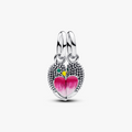 Magnetic love birds sterling silver splittable dan 794484C01 (High Resolution)
