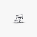 Music note sterling silver mini charm (High Resolution)