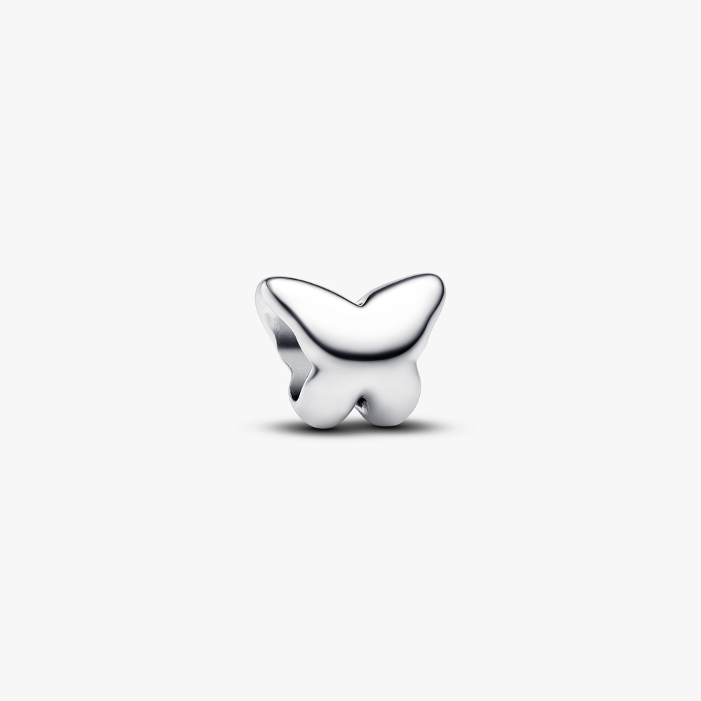 Butterfly sterling silver mini charm (High Resolution)