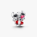 Disney Stitch sterling silver charm with white and 794642C01 (High Resolution)