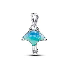 Manta sterling silver dangle with clear cubic zirc 794685C01