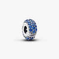 Sterling silver clip with royal blue crystal and s 794700C01 (High Resolution)