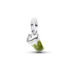 Iced Matcha Latte Murano Glass Dangle Charm 794940C01