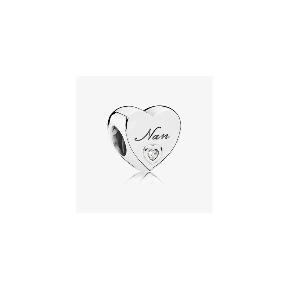 Nan's Love Silver Charm w CZ 797031CZ (High Resolution)