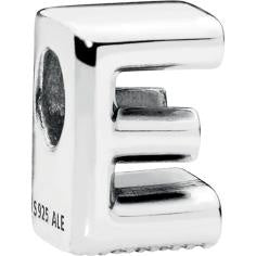 Letter E Silver Charm 797459