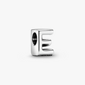 Letter E Silver Charm 797459 (High Resolution)