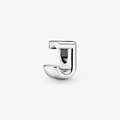Letter J Silver Charm 797464 (High Resolution)