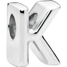 Letter K Silver Charm 797465