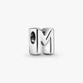 Letter M Silver Charm 797467 (High Resolution)