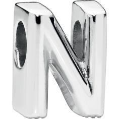 Letter N Silver Charm 797468