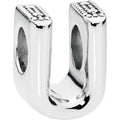 Letter U Silver Charm 797475