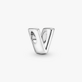 Letter V Silver Charm 797476 (High Resolution)