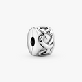 Knotted Hearts Silver Clip 798035 (High Resolution)