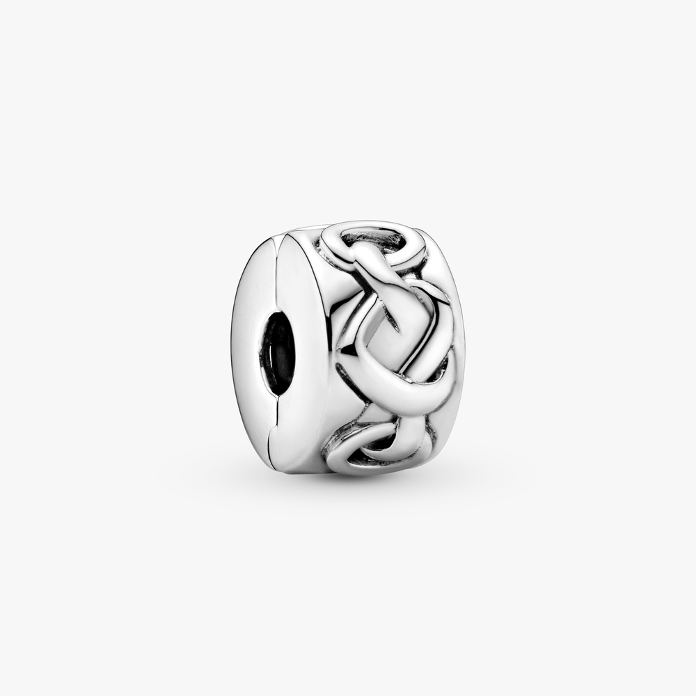 Knotted Hearts Silver Clip 798035 (High Resolution)