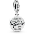 Friends Are Family Silver Hanging Charm 798124EN16