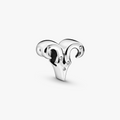 Aries Zodiac Silver Charm w CZ 798416C01 (High Resolution)