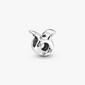 Taurus Zodiac Silver Charm w CZ 798418C01 (High Resolution)